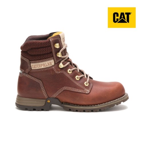 Caterpillar Paisley 6" Werkschoenen Dames DonkerBruin (EVFM.NL)